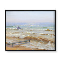 Soter Jaxa Małachowski Powrót na brzeg 50×40