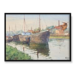 Soter Jaxa Małachowski W porcie 70×50