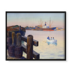 Soter Jaxa Małachowski W porcie w Gdyni 50×40