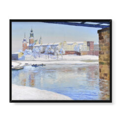 Soter Jaxa Małachowski Wawel w zimie 50×40