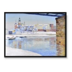 Soter Jaxa Małachowski Wawel w zimie 70×50