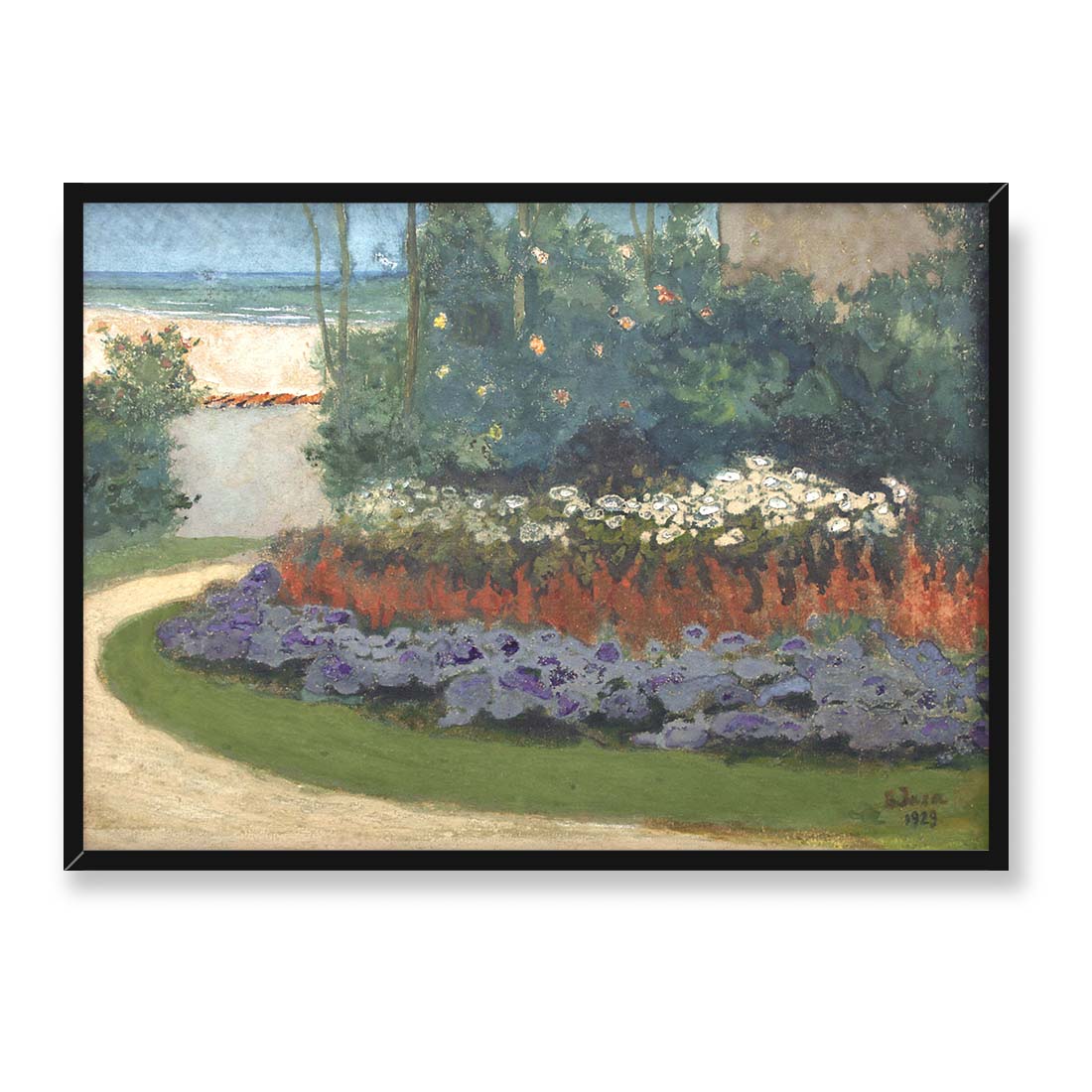 Soter Jaxa Małachowski Widok na morze koło hotelu Grand 70x50