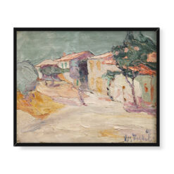 Włodzimierz Terlikowski Pejzaż z willą 50×40