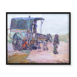 Włodzimierz Terlikowski Przy wozie 50×40