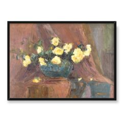 Włodzimierz Terlikowski Żółte róże 70×50